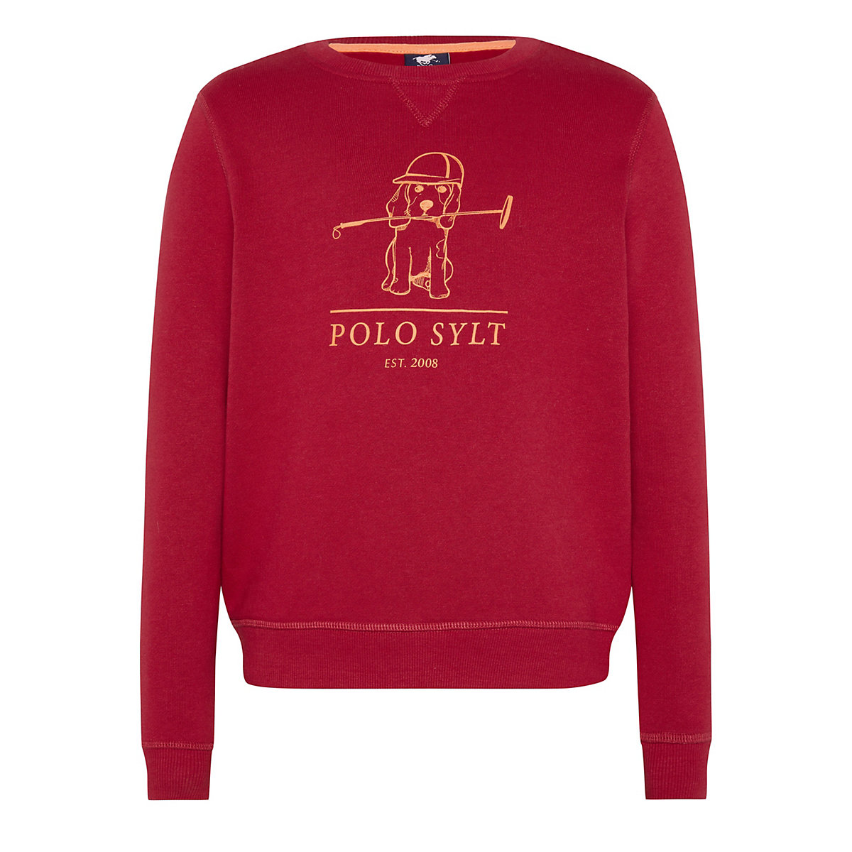 POLO SYLT Sweatshirt aus hochwertiger Baumwolle Sweatshirts für Jungen rot