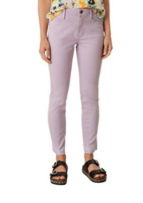 s.Oliver Slim: Ankle-Jeans Stoffhosen lila