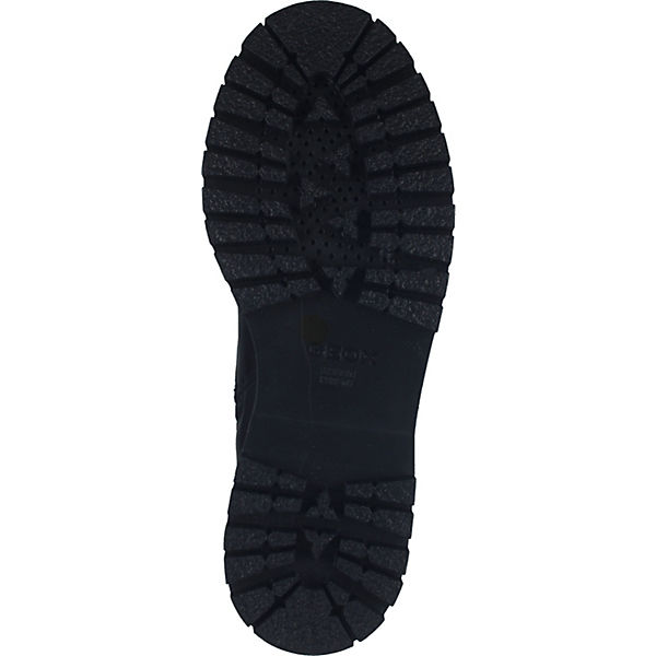 Schuhe Schnürstiefeletten GEOX Stiefelette Schnürstiefeletten schwarz