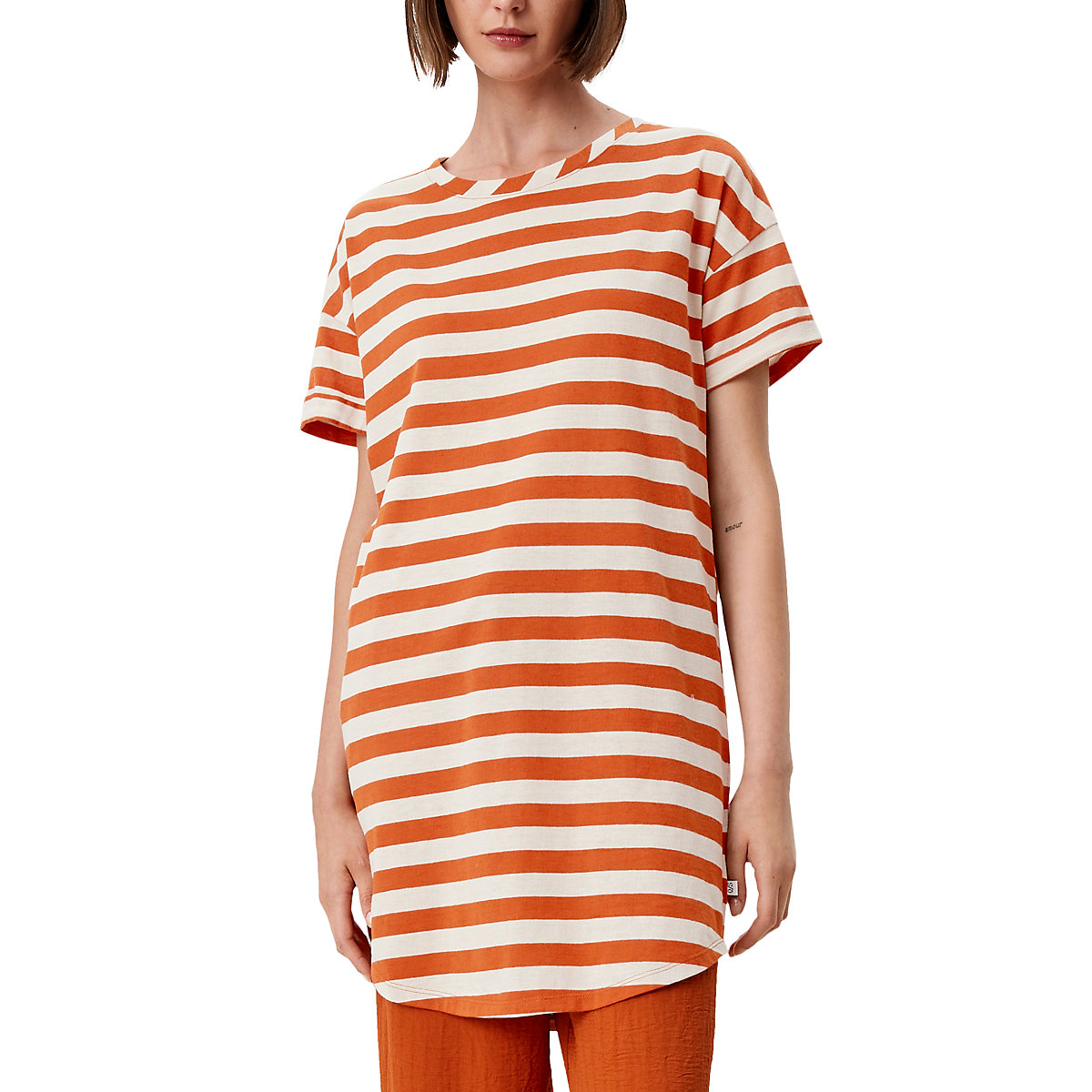 QS by s.Oliver T-Shirt mit Streifen T-Shirts orange
