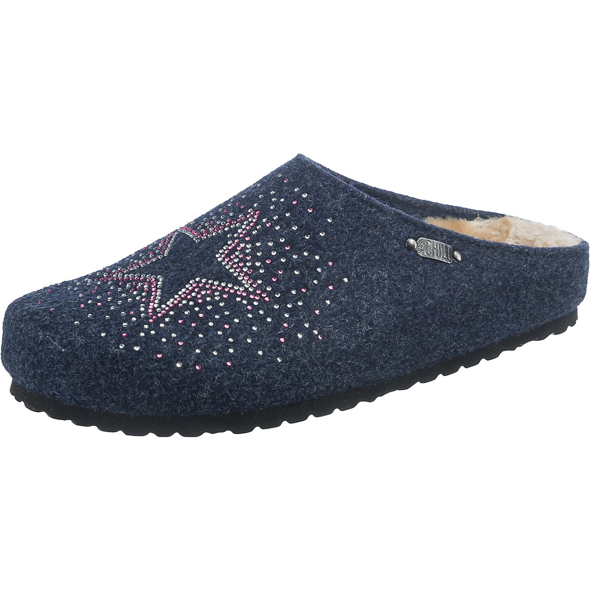 Jane Klain Pantoffeln dunkelblau UR6087 Jane Klain Pantoffeln dunkelblau UR6087