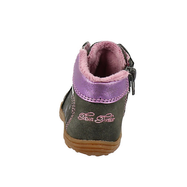 Schuhe Klassische Stiefeletten TOM TAILOR Stiefel mit Warmfutter für Mädchen Lauflernschuhe grau