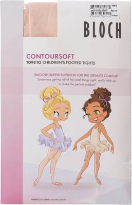 BLOCH Ballett Strumpfhose mit Fuß für Mädchen 2