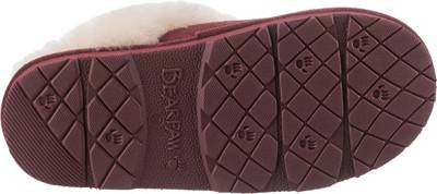 Bearpaw Loki Lammfell-Hausschuhe bordeaux UR7001