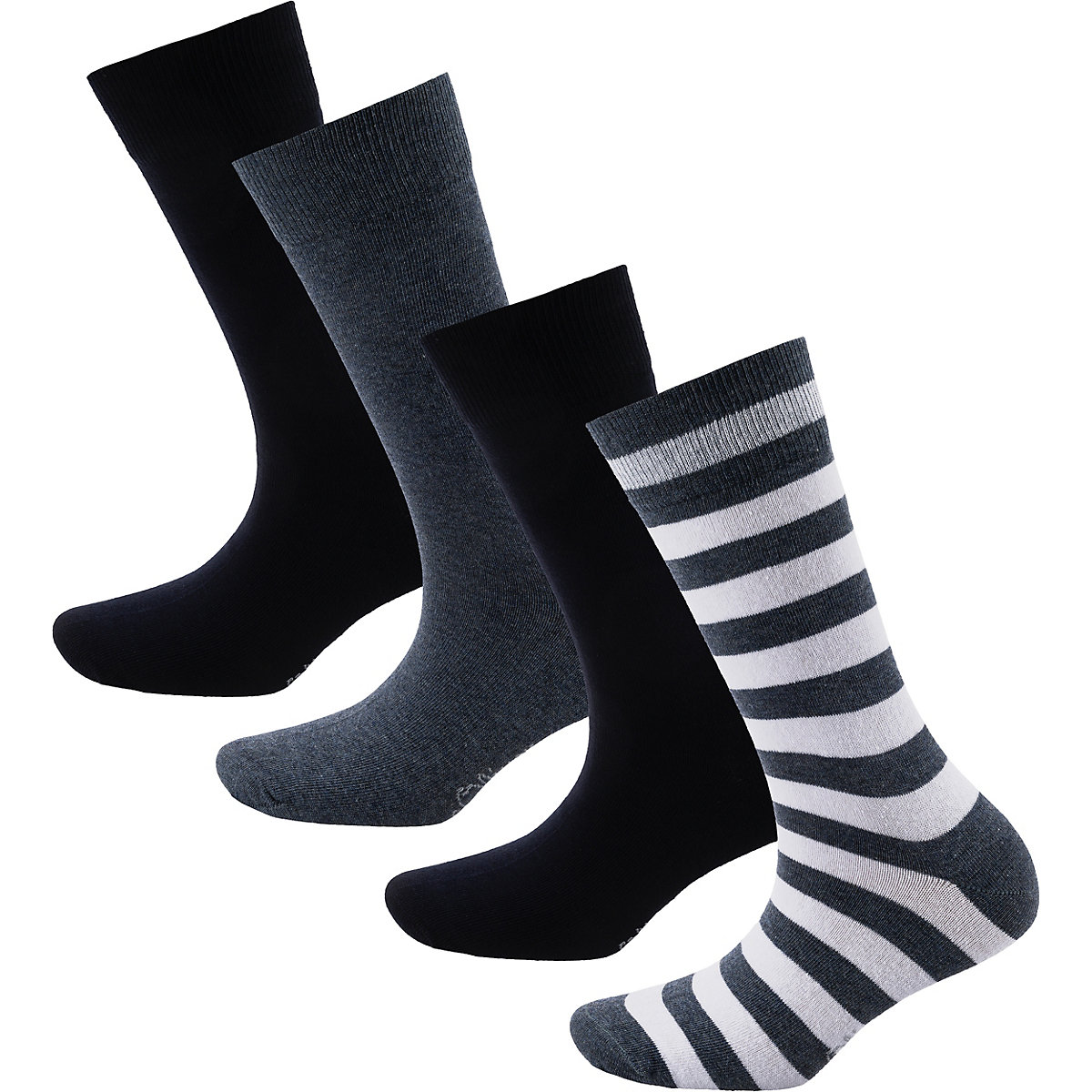 s.Oliver Online Men originals organic striped Socks 4p blau