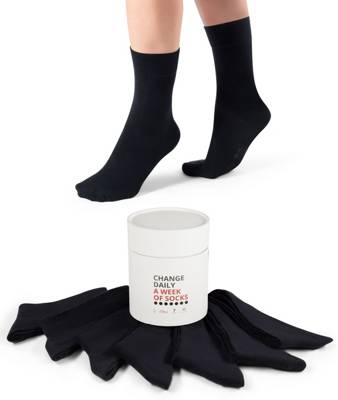 s.Oliver Unisex in Box essentials schwarz 7p Socks
