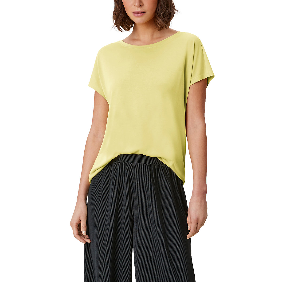 s.Oliver T-Shirt aus Modalmix T-Shirts gelb