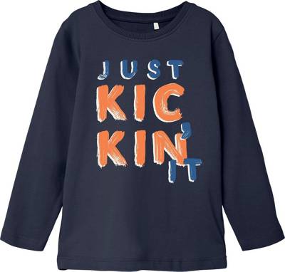 name it Langarmshirt NMMVUX für Jungen dunkelblau