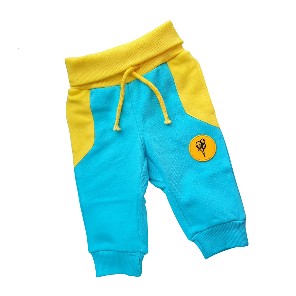 Babybogi Baby Softbundhose für Jungen für Jungen blau/gelb