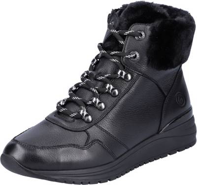 remonte Stiefelette Schnürstiefeletten schwarz