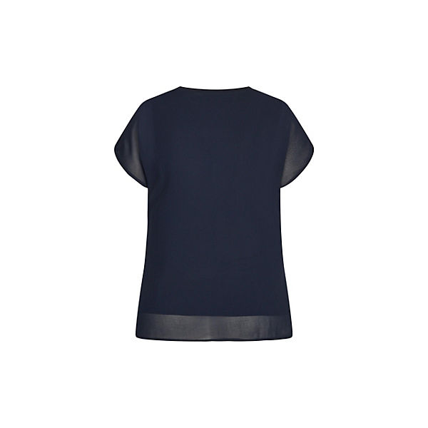 Bekleidung Tuniken CHOiCE BY STEILMANN Chiffon Shirt mit Innentop Tuniken dunkelblau