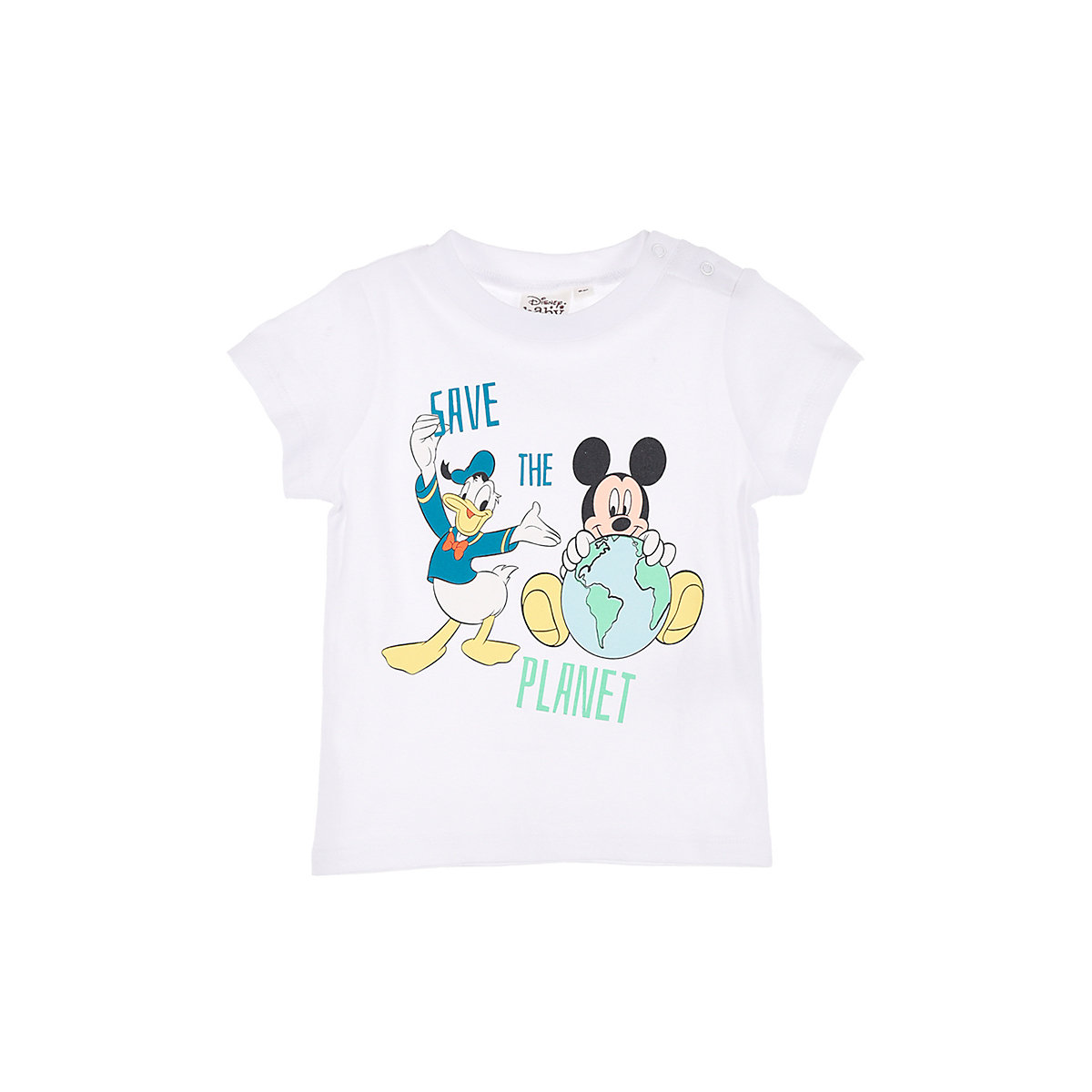Disney Mickey Mouse & friends Mickey Mouse Baby Jungen Shirt kurzarm T-Shirt weiß