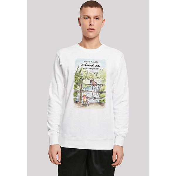 Bekleidung Sweatshirts F4NT4STIC Disney Winnie Puuh Der Bär Adventure Sweatshirts weiß Bekleidung Sweatshirts F4NT4STIC Disney Winnie Puuh Der Bär Adventure Sweatshirts weiß