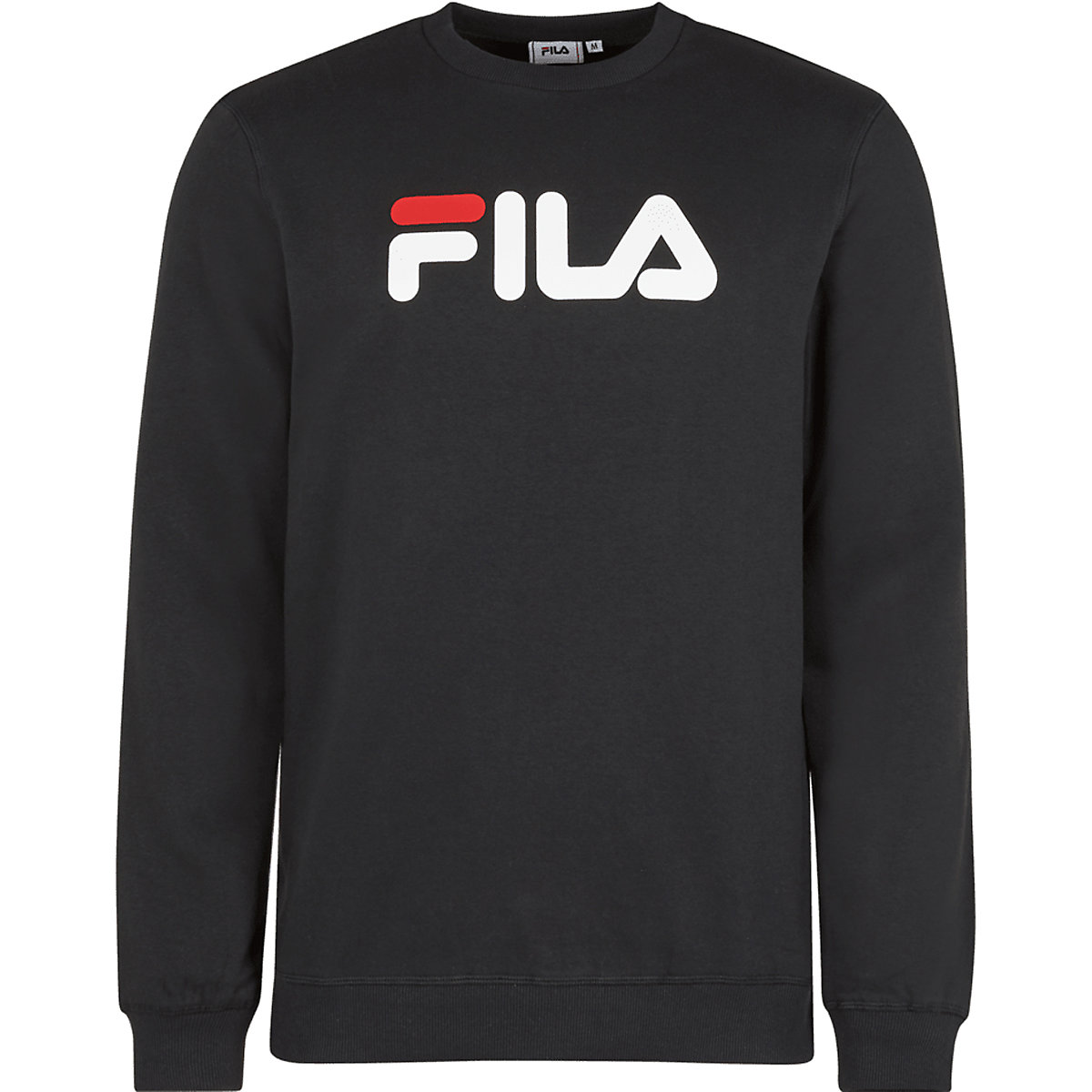 FILA Unisex Sweatshirt BARBIAN crew sweat Rundhals Langarm Logo-Print Sweatshirts schwarz