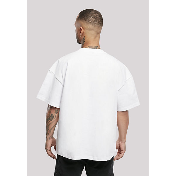 Bekleidung T-Shirts F4NT4STIC Premium Stormtrooper Paint Splats Ultra Heavy Oversize T-Shirts weiß