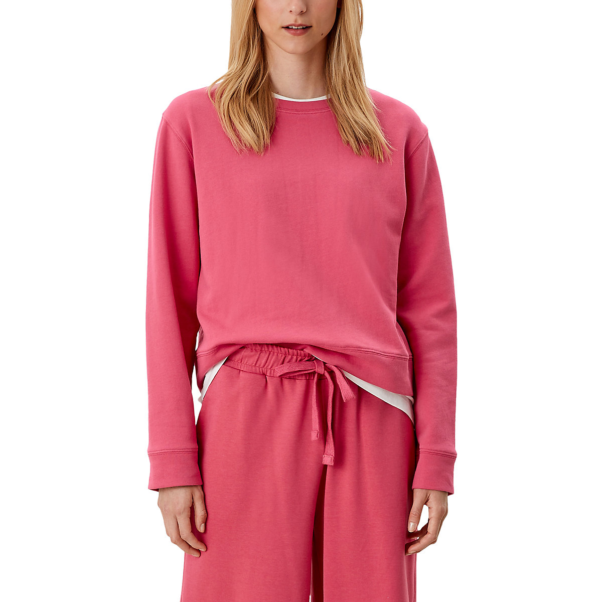 s.Oliver Sweatshirt mit Rundhalsausschnitt Sweatshirts pink