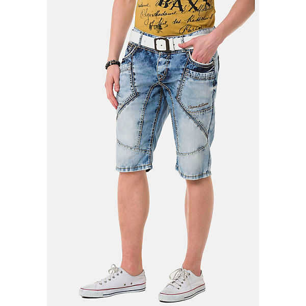 Bekleidung Shorts CIPO & BAXX® Cipo & Baxx Jeansshorts blau Bekleidung Shorts CIPO & BAXX® Cipo & Baxx Jeansshorts blau