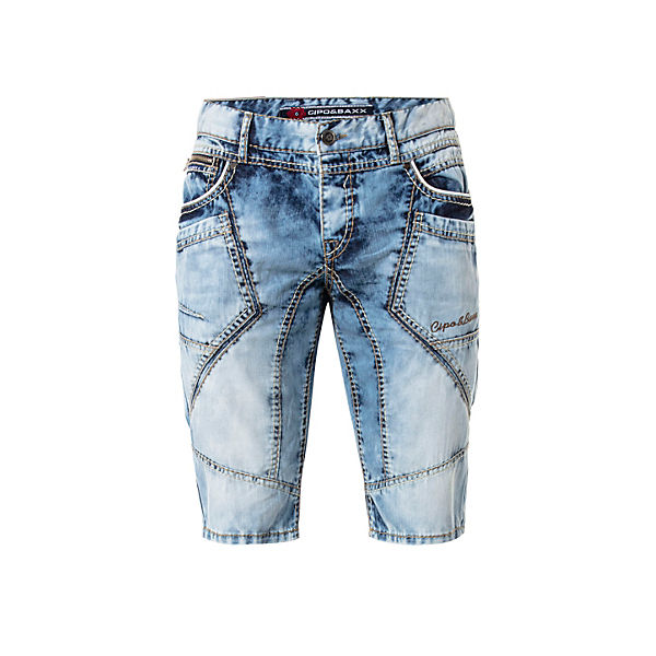 Bekleidung Shorts CIPO & BAXX® Cipo & Baxx Jeansshorts blau Bekleidung Shorts CIPO & BAXX® Cipo & Baxx Jeansshorts blau