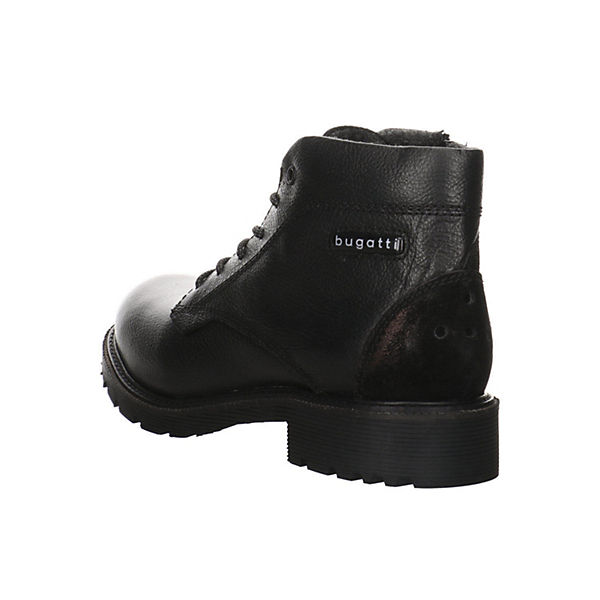 Schuhe Schnürstiefel bugatti Boots Glattleder uni Schnürstiefel schwarz Schuhe Schnürstiefel bugatti Boots Glattleder uni Schnürstiefel schwarz