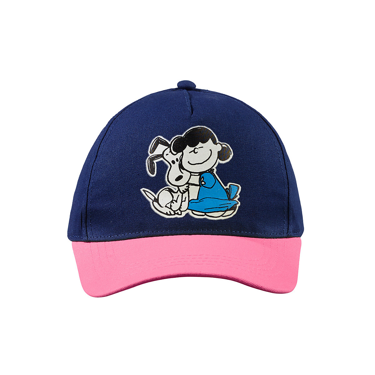 ONOMATO! Peanuts Snoopy und Lucy van Pelt Kinder Kappe Baseball-Cap Mütze Sommer-Hut blau