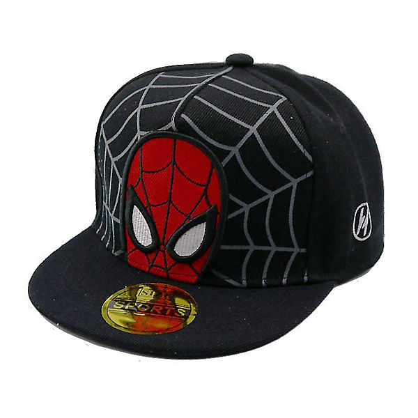 Accessoires Caps Vicabo Basecap Spiderman Caps für Kinder schwarz