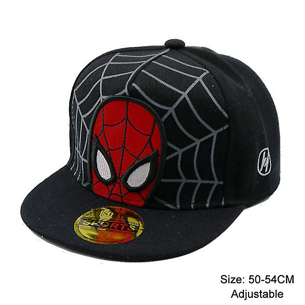 Accessoires Caps Vicabo Basecap Spiderman Caps für Kinder schwarz