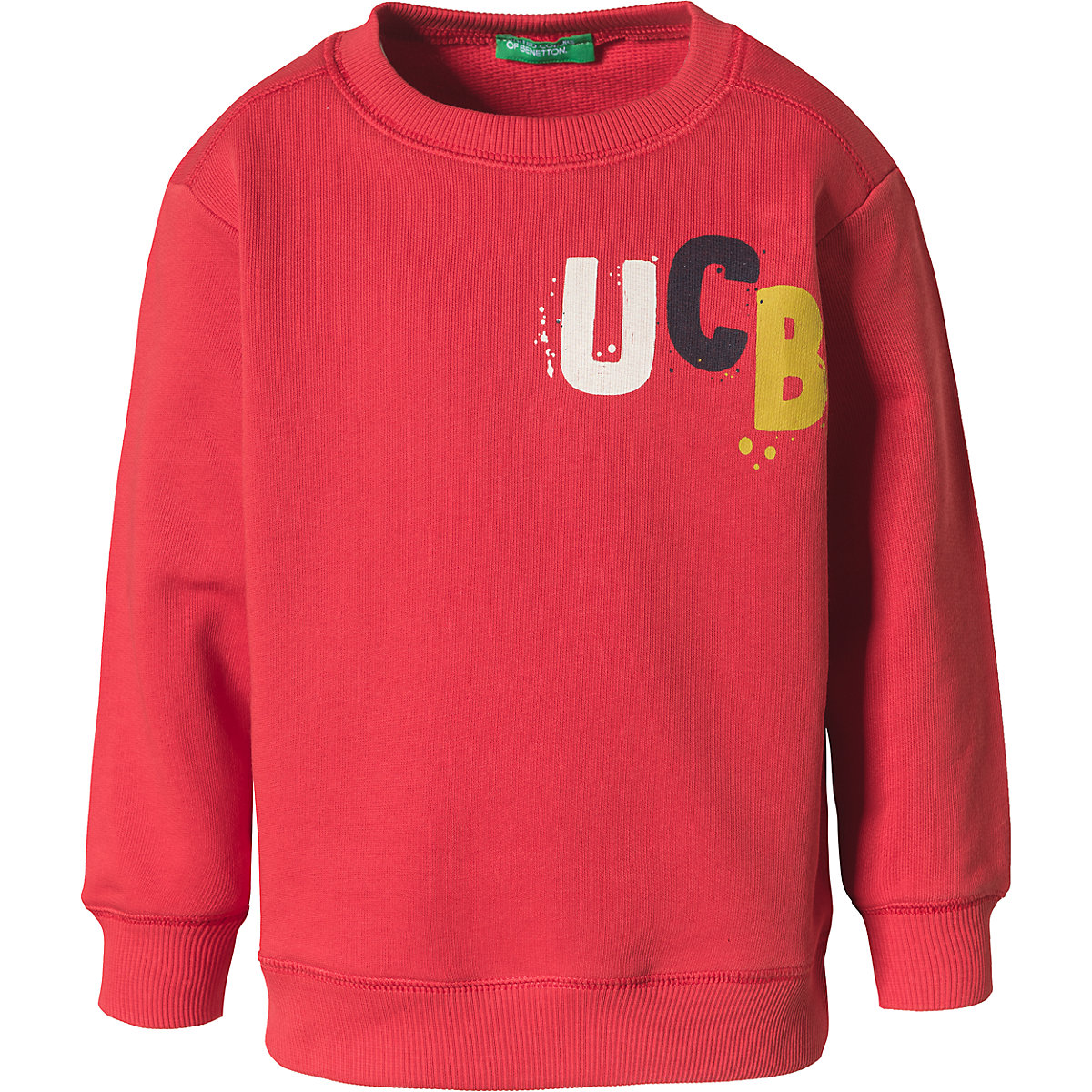 United Colors of Benetton Sweatshirt BASICO FALL für Jungen rot