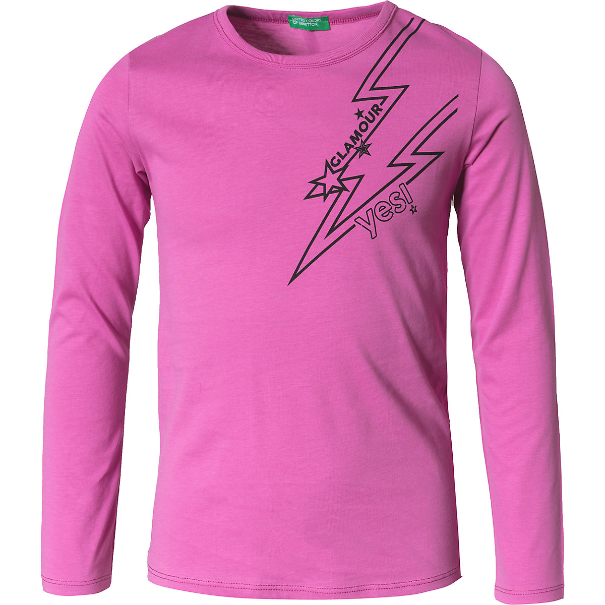 United Colors of Benetton Langarmshirt FUNZ FALL für Mädchen rosa