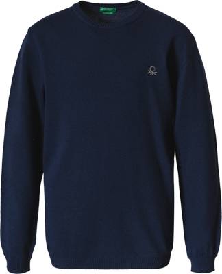 United Colors of Benetton Sweatshirt BASICO FALL für Jungen blau