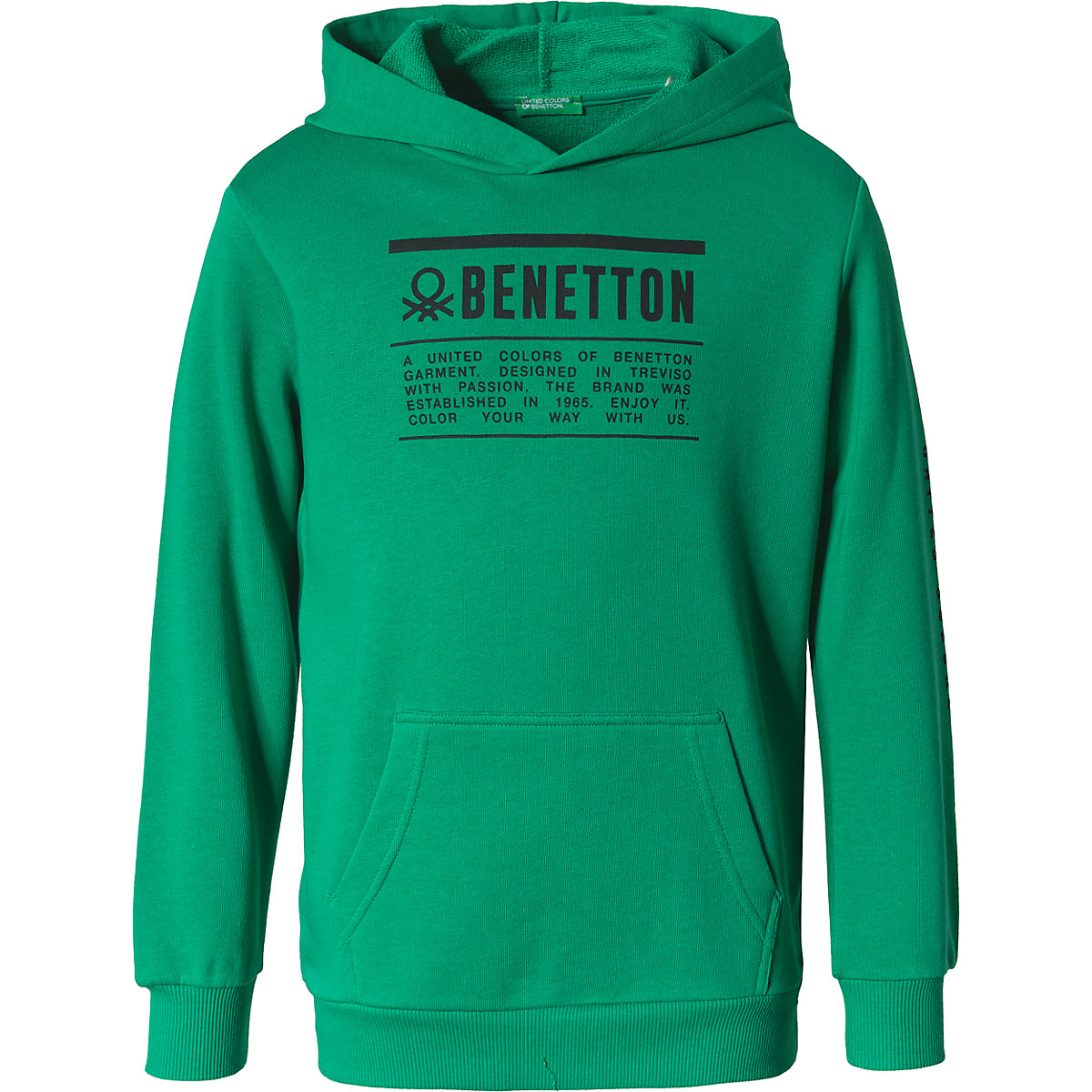 United Colors of Benetton Sweatshirt BASICO FALL für Jungen grün