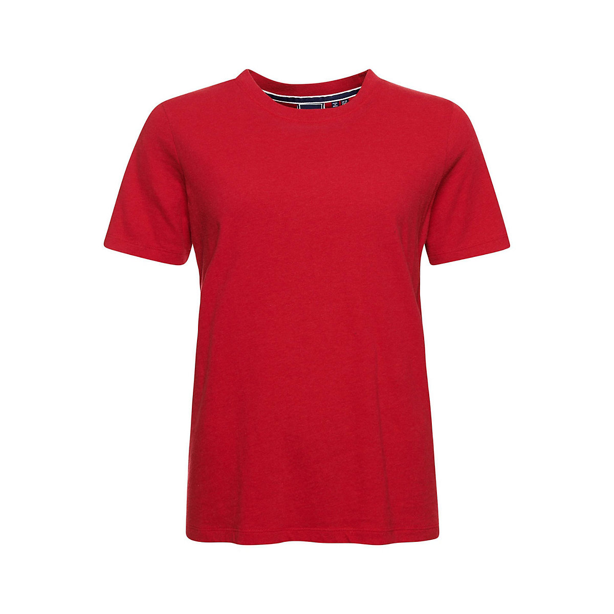 Superdry Damen T-Shirt VINTAGE LOGO EMB TEE Rundhals einfarbig T-Shirts rot