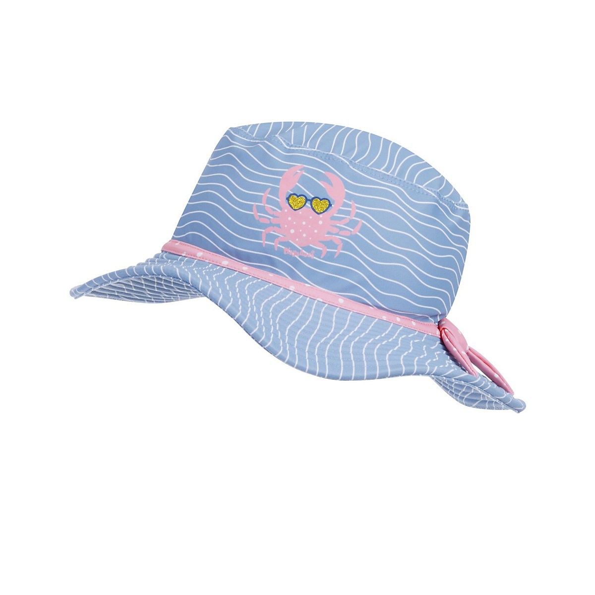 Playshoes UV-Schutz Sonnenhut Krebs Badekappen für Mädchen pink/blau