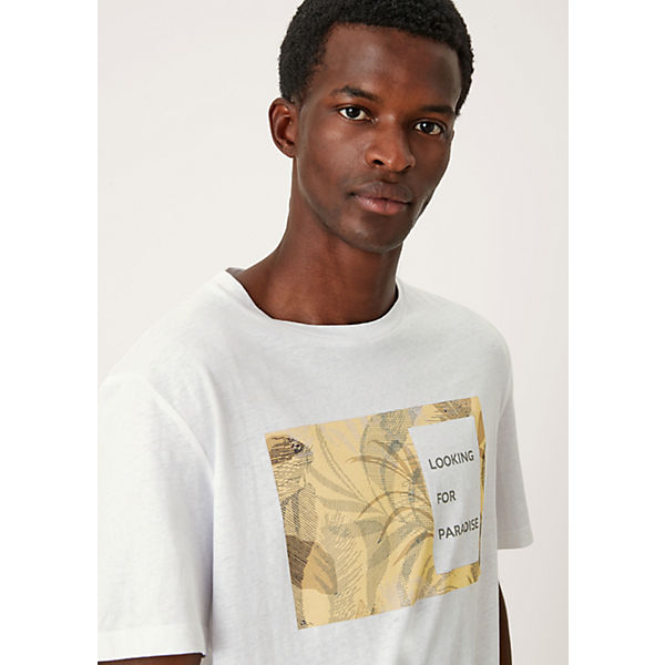 Bekleidung T-Shirts s.Oliver T-Shirt mit Frontprint T-Shirts weiß