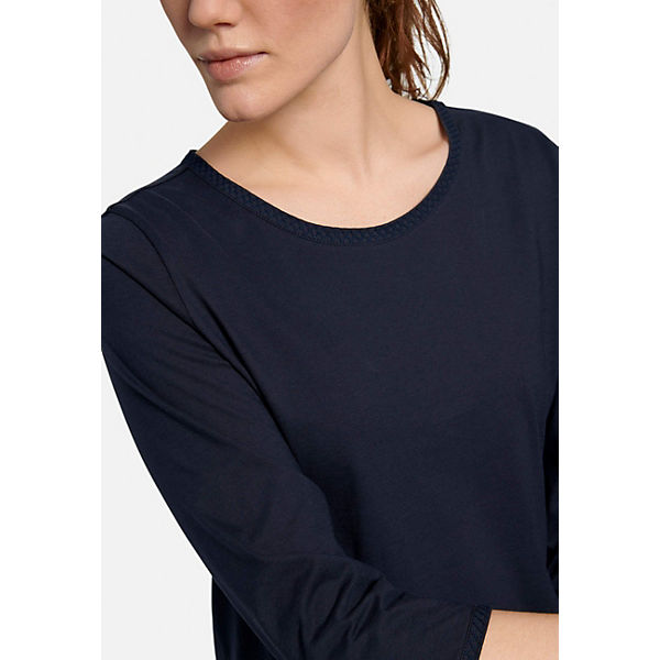 Bekleidung T-Shirts GREEN COTTON® 3/4-Arm-Shirt cotton T-Shirts dunkelblau