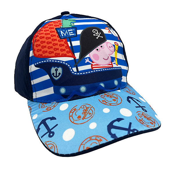 Accessoires Caps Peppa Pig Peppa Pig Wutz Kinder Kappe Baseball-Cap blau