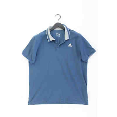Second Hand -  Poloshirt Kurzarm blau aus Baumwolle M Gr. XL