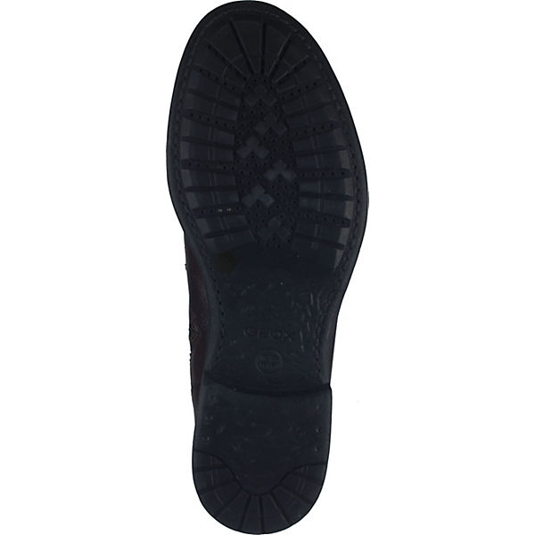 Schuhe Schnürstiefeletten GEOX Stiefelette Schnürstiefeletten dunkelbraun Schuhe Schnürstiefeletten GEOX Stiefelette Schnürstiefeletten dunkelbraun