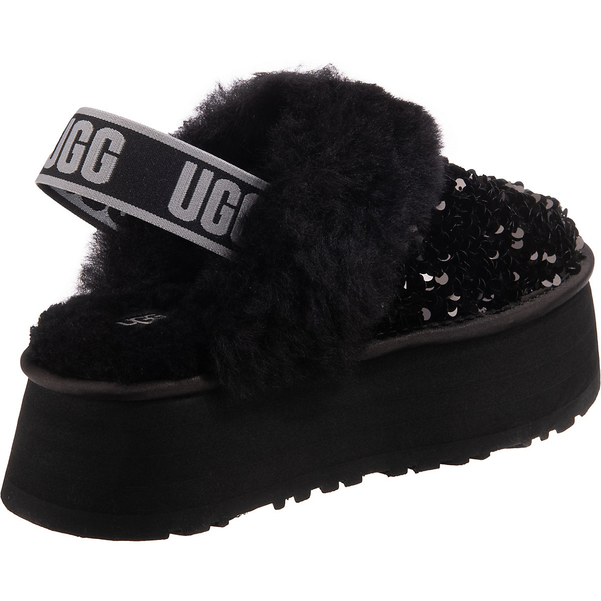 UGG W Funkette Chunky Sequin Pantoffeln schwarz UR7611