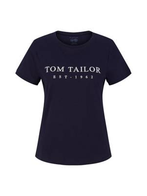 TOM TAILOR Shirt T-Shirts blau/weiß