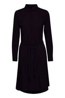 ICHI Blusenkleid Main schwarz