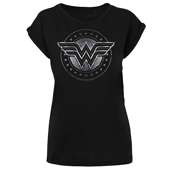Extended Shoulder T-Shirt 'Wonder Woman Star Shield' T-Shirts