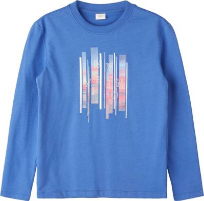 s.Oliver Langarmshirt für Mädchen blau