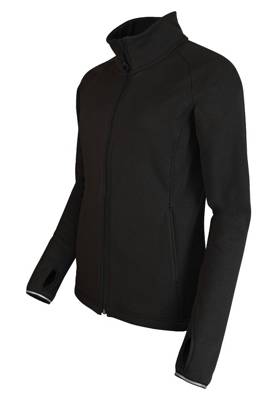 elkline Fleecejacke On Tour sportlich atmungsaktiv schwarz