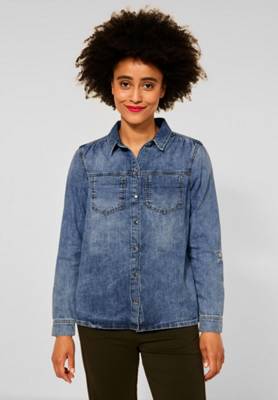 Street One Jeansbluse blue denim