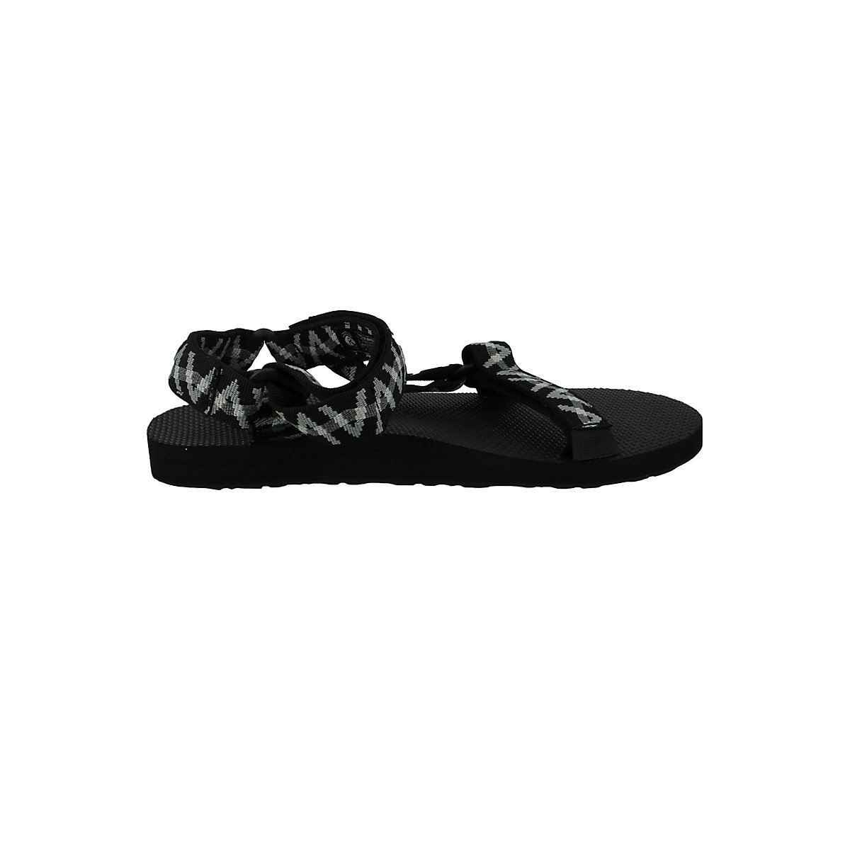 Teva Herren Trekking Sandalen Wanderschuhe Original Universal 1004006 Schwarz LSBG Black/Grey Textil mit EVA Klassische Sandalen schwarz