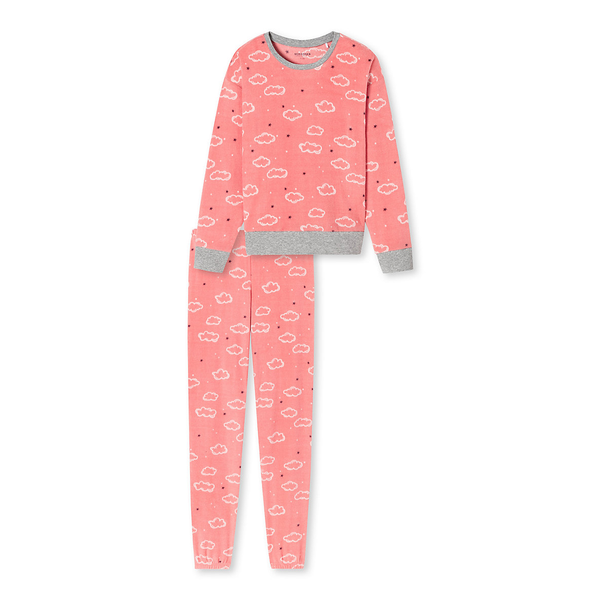 SCHIESSER Pyjama Growth Feeling @ Home Schlafanzüge für Mädchen rosa