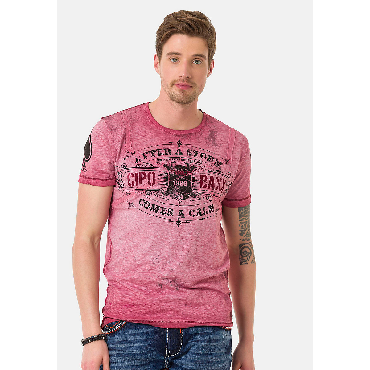 CIPO & BAXX® T-Shirt für Jungen pink