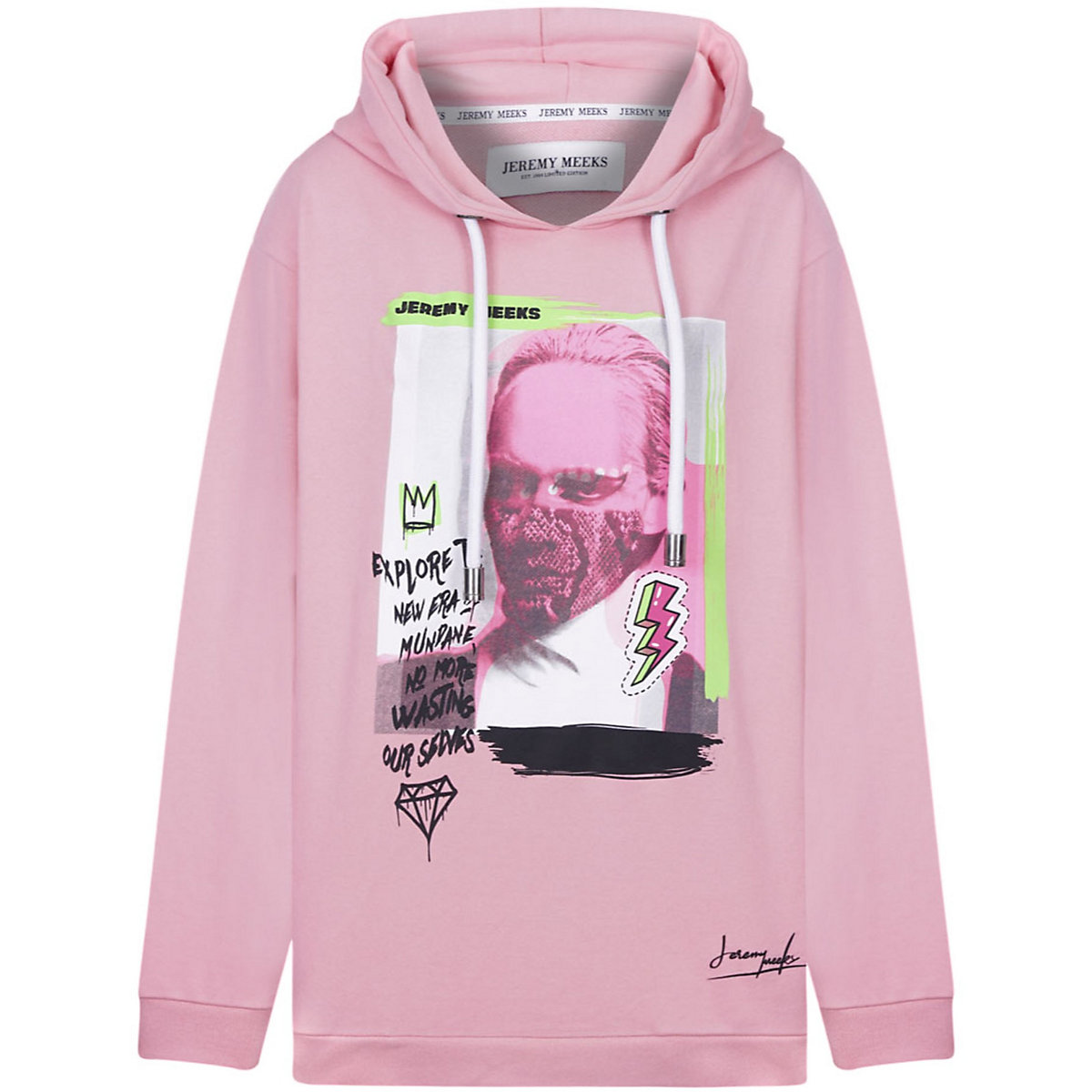 JEREMY MEEKS Pullover rosa