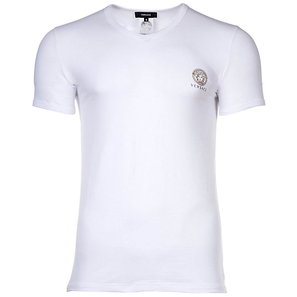 Versace VERSACE Herren T-Shirt - TOPEKA, Unterhemd, V-Ausschnitt, Stretch Cotton T-Shirts