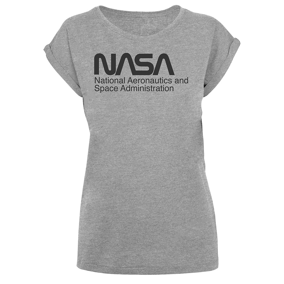 F4NT4STIC NASA Logo One Tone T-Shirts grau